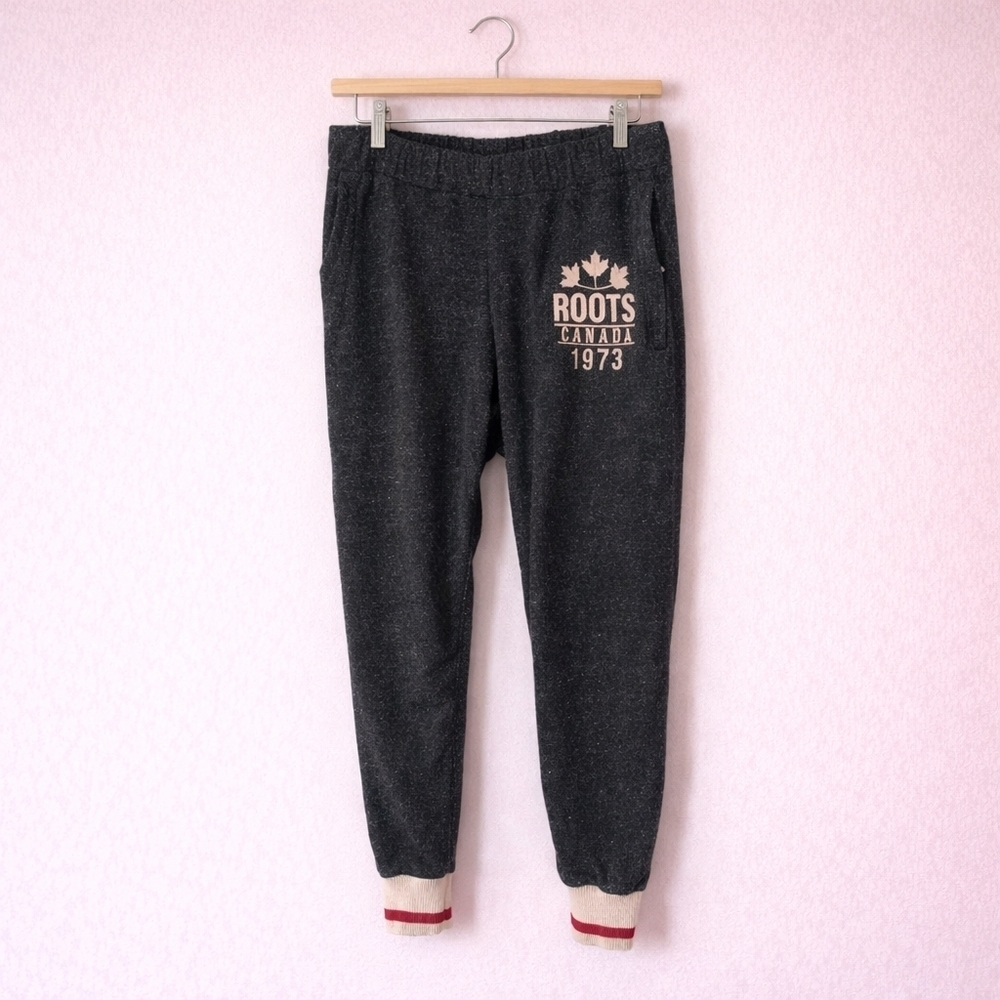 Authentic Roots Cabin Sweatpants Black Pepper Sz Small